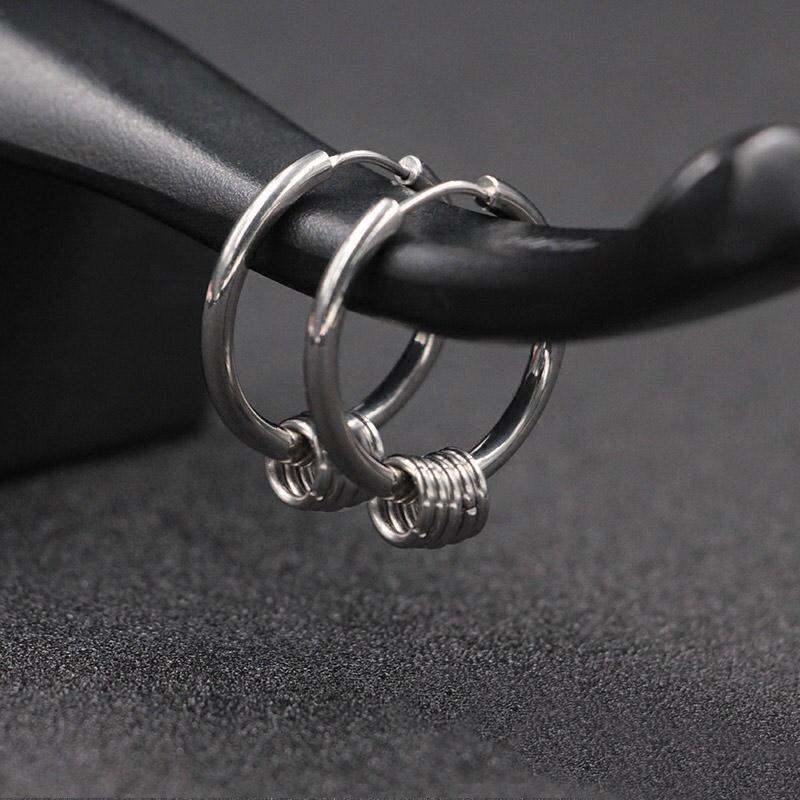 Khuyên Tai Thời Trang Bằng Thép Không Gỉ Dành Cho Cả Nam Và Nữ