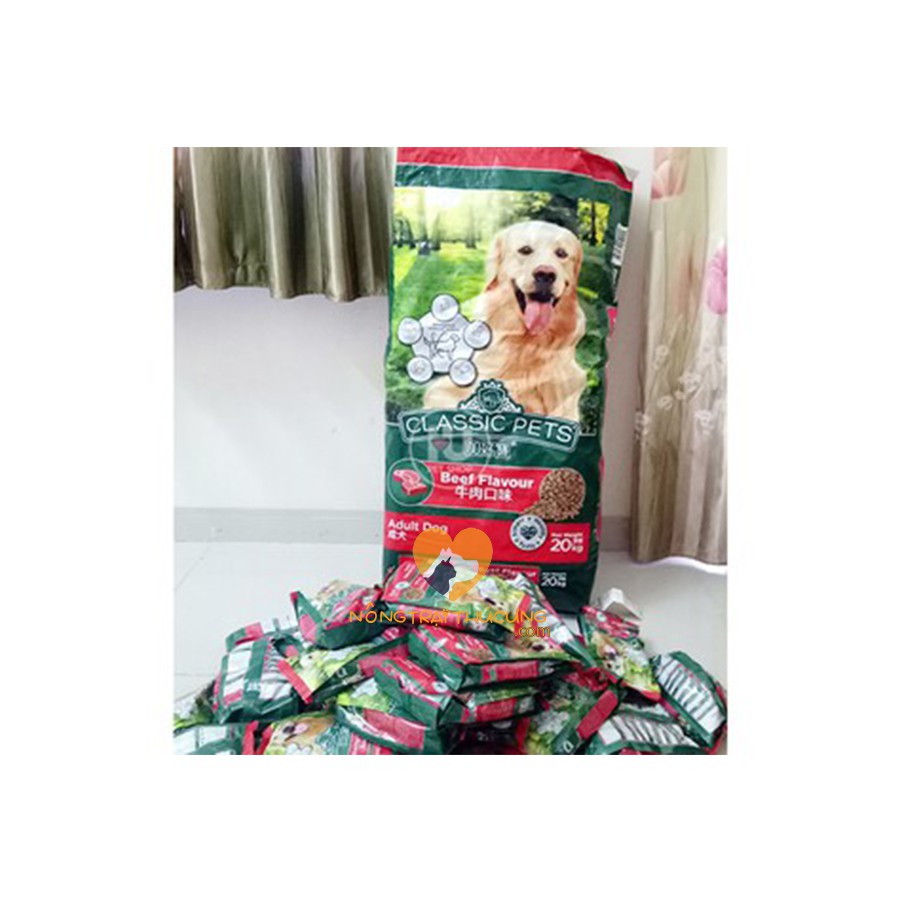Hạt Cho Chó Trưởng Thành Classic Pets Vị Bò