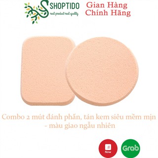 Combo 2 bông mút trang điểm mềm mịn, dễ sử dụng NPP Shoptido