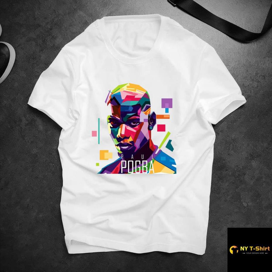 [Freeship] Áo Thun In Hình Paul Pogba Mã 08 - Áo In Hình Cầu Thủ Bóng Đá