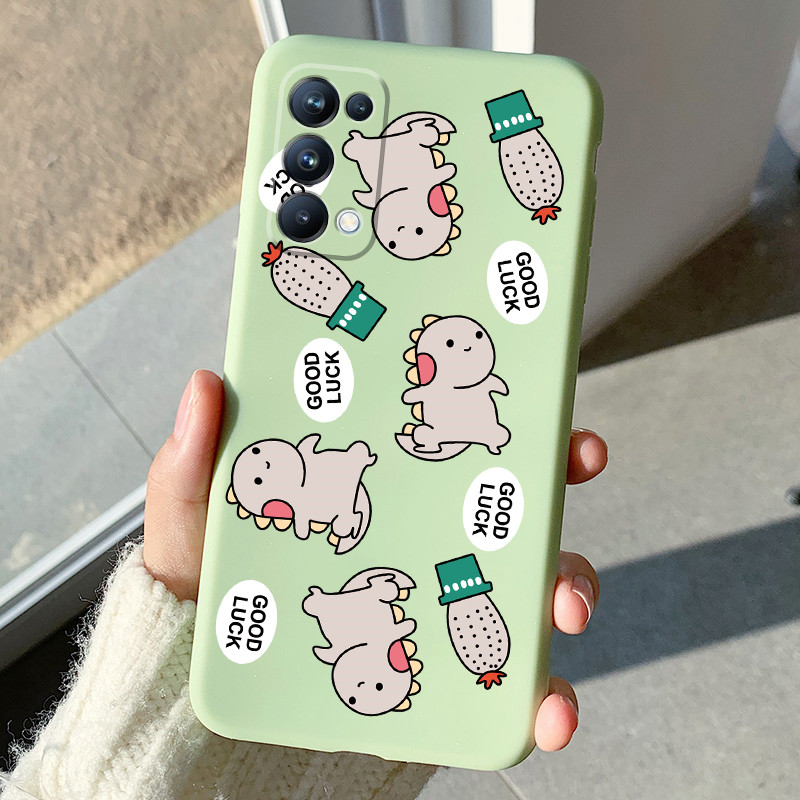 Ốp điện thoại mềm họa tiết hoạt hình graffiti xinh xắn cho Oppo Reno5 Reno5pro | BigBuy360 - bigbuy360.vn