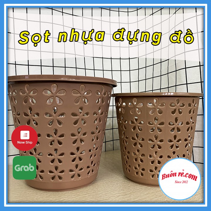 Sọt nhựa hoa văn Kiến Thành đựng đồ đa năng tiện dụng 01165-01166 Buôn Rẻ