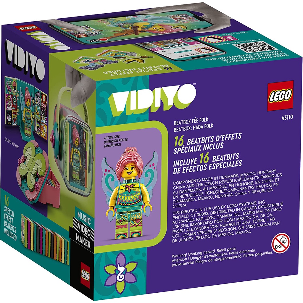 Lego Vidiyo: BeatBox 43110 - Folk Fairy BeatBox - Bộ xếp hình Lego Hộp âm nhạc nàng tiên