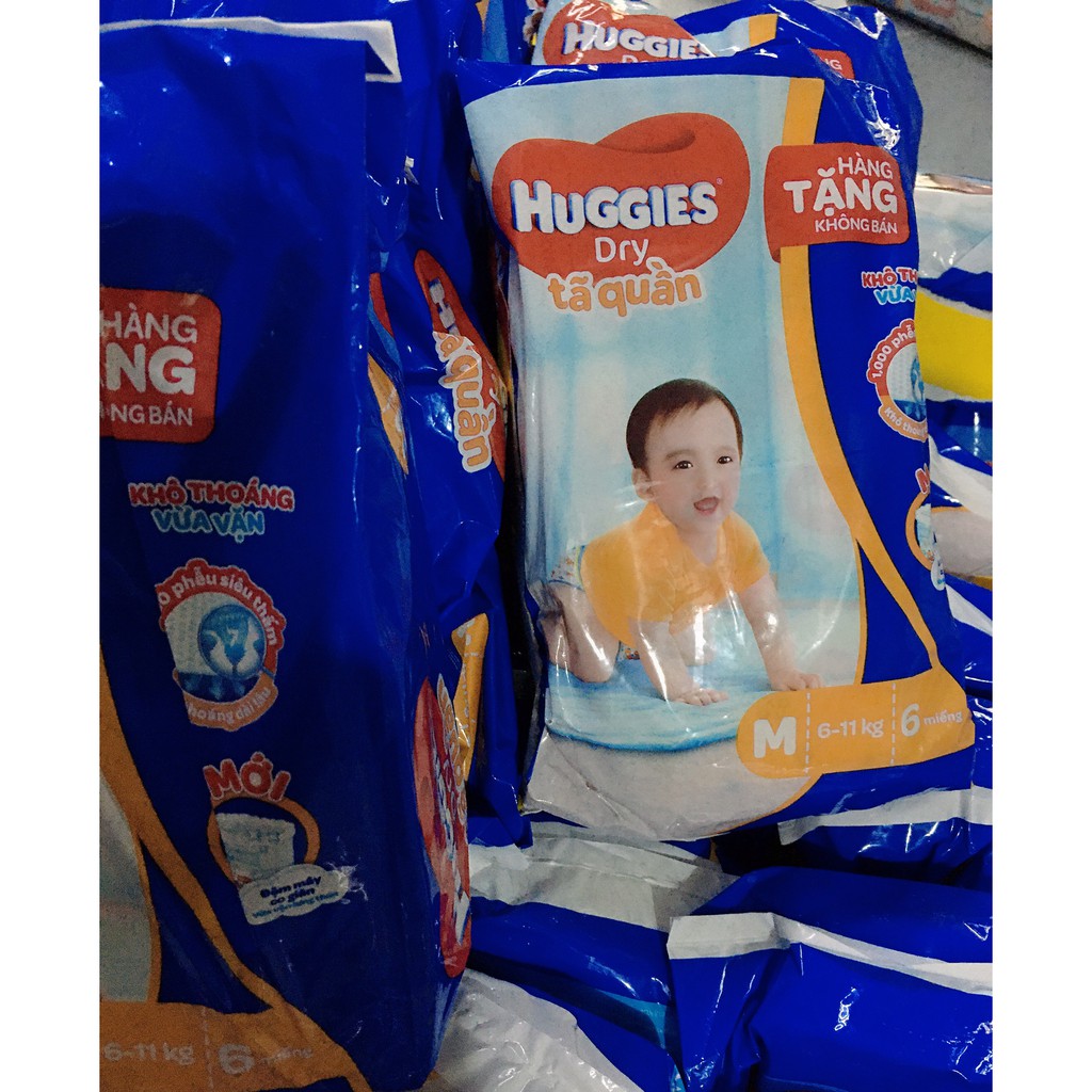 COMBO 100 TÃ QUẦN HUGGIES CHÍNH HÃNG ĐỆM MÂY KHUYẾN MÃI SIZE L