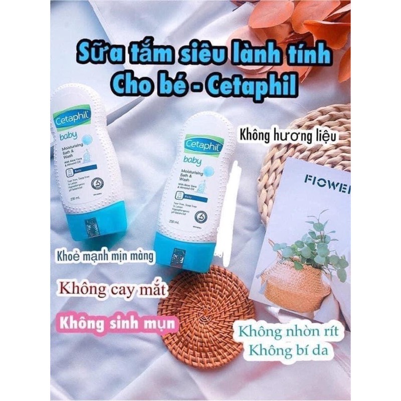 Centaphil Sữa tắm Baby,tắm Gội Toàn Thân 230ml &amp; 400ml