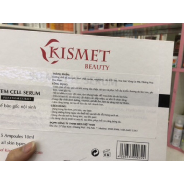 Tế bào gốc Kismet bổ xung tinh chất cá hồi hàng chính hãng