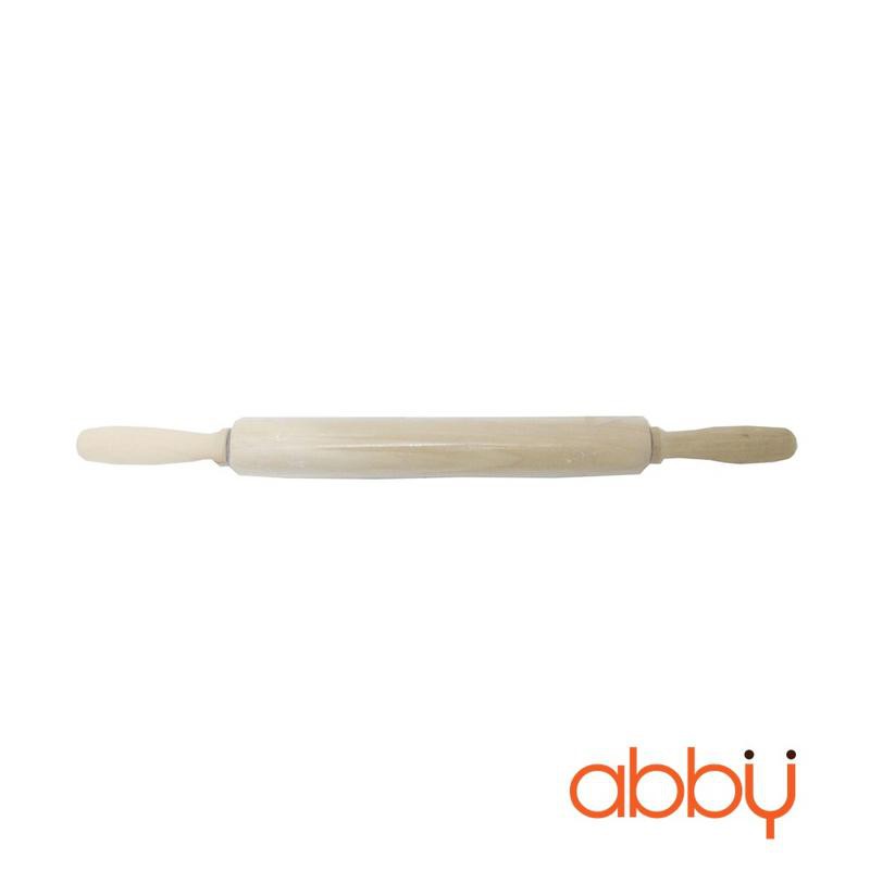 Cán lăn bột gỗ có trục xoay 43x4cm