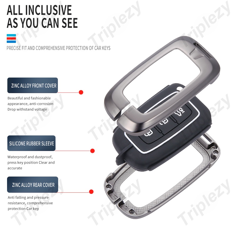 Vỏ Bảo Vệ Chìa Khóa Điều Khiển Từ Xa Bằng Hợp Kim Kẽm Dạ Quang Cho Hyundai IX35 Elantra Sonata 8 9 Kia Sportage K5 K2 Sorento Optima Forte 2015 2016 2013 2014 2012 2011