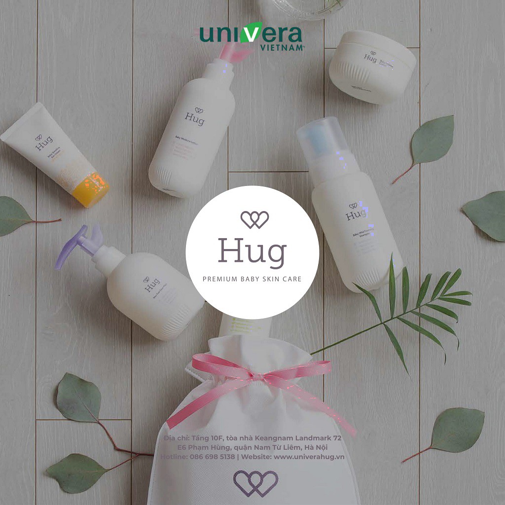 [Giá Sốc] Dầu Gội Dịu Nhẹ Không Cay Mắt Hug 250ml + Gel Hỗ Trợ Điều Trị Rôm Sảy Và Côn Trùng Đốt Hug 150ml|Hug Việt Nam