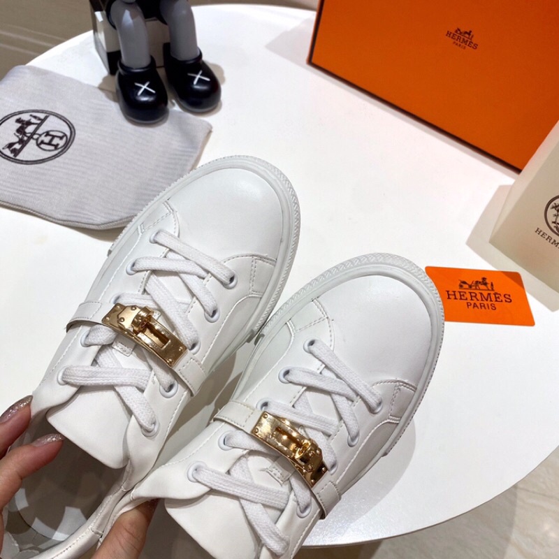 Giày trắng Hermes 2021 mới thu đông giới hạn cao nhất