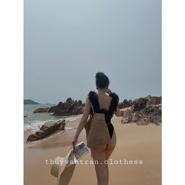 Áo bodysuit phối ren