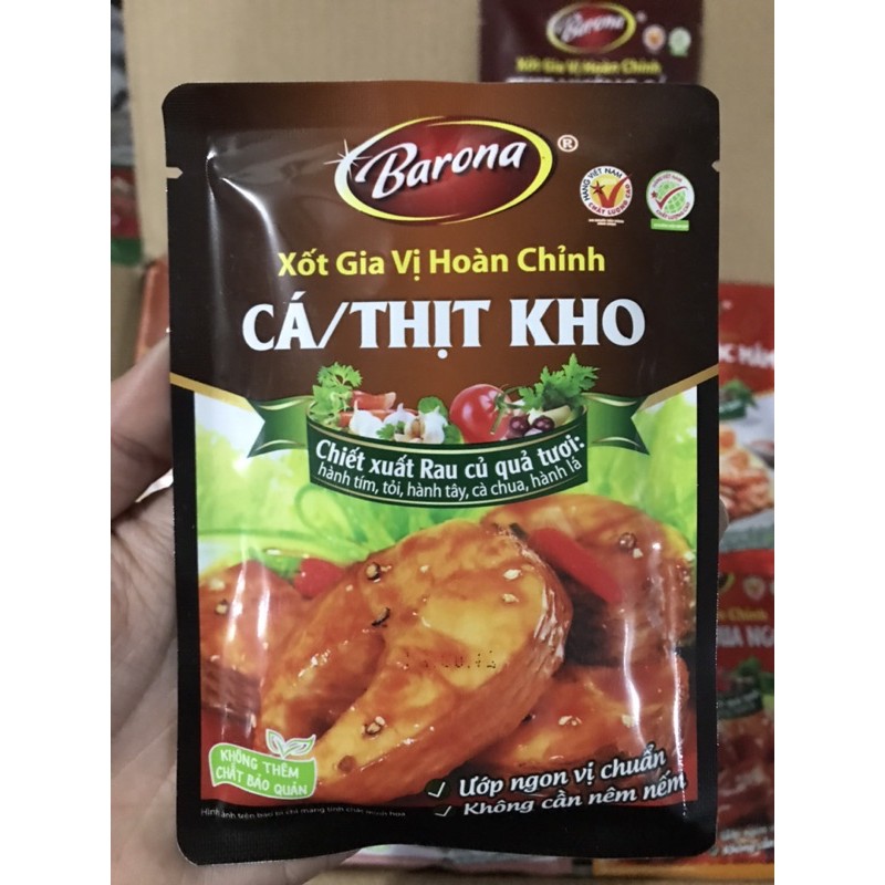 Xốt Gia Vị Hoàn Chỉnh Barona 80g các loại | BigBuy360 - bigbuy360.vn