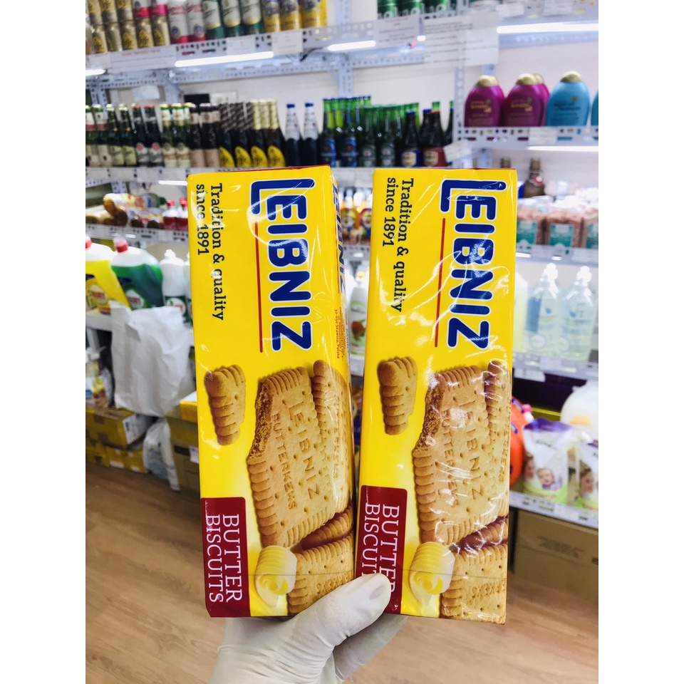 Bánh quy bơ ít đường Leibniz Đức gói 200g bơ tự nhiên và dầu hướng dương | BigBuy360 - bigbuy360.vn