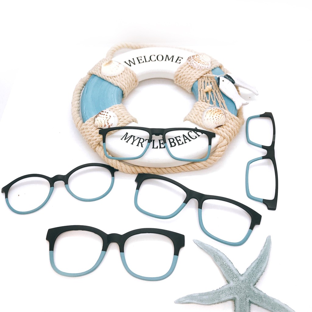 COMBO2.1❤️GỌNG+2 MẶT KÍNH❤️Mắt kính Custumeye❤️Kính mát cận râm thời trang nam nữ nhiều màu gọng vuông tròn Hot Trend | BigBuy360 - bigbuy360.vn