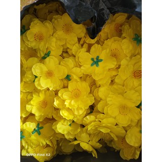 Hoa mai giả - Hoa đào giả loại 15 cánh lớn