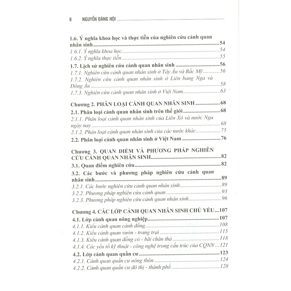 Giáo Trình Cảnh Quan Học Nhân Sinh: Cơ Sở Phương Pháp Luận Và Ứng Dụng Thực Tiễn (Bìa Cứng)