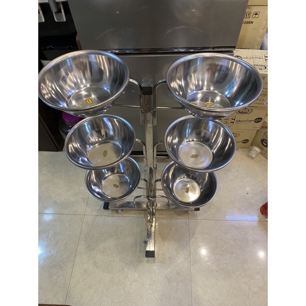 Cây bát nước inox 6 bát to