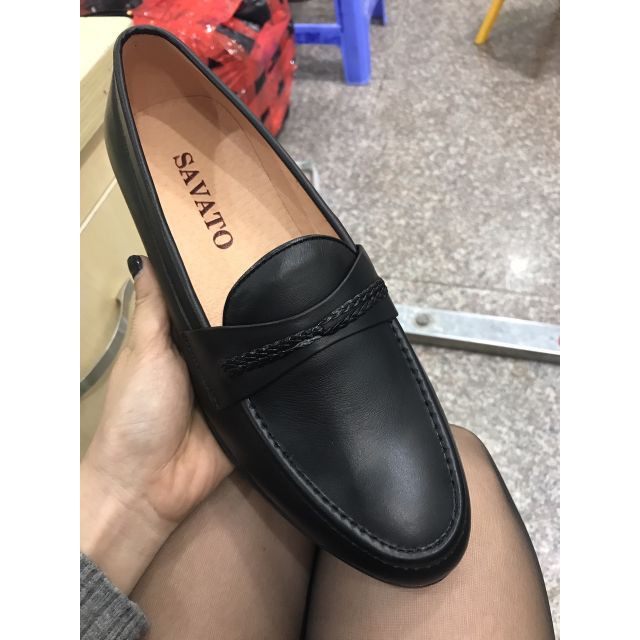 Giày lười nam da bò tấm băng dệp thời trang 🎁 Bảo hành nổ da 12 tháng🎁 Đế cao su đúc ✅ Mã K28