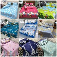 Trọn bộ chăn ga gối hè 5 món (gạt trái xem ảnh)