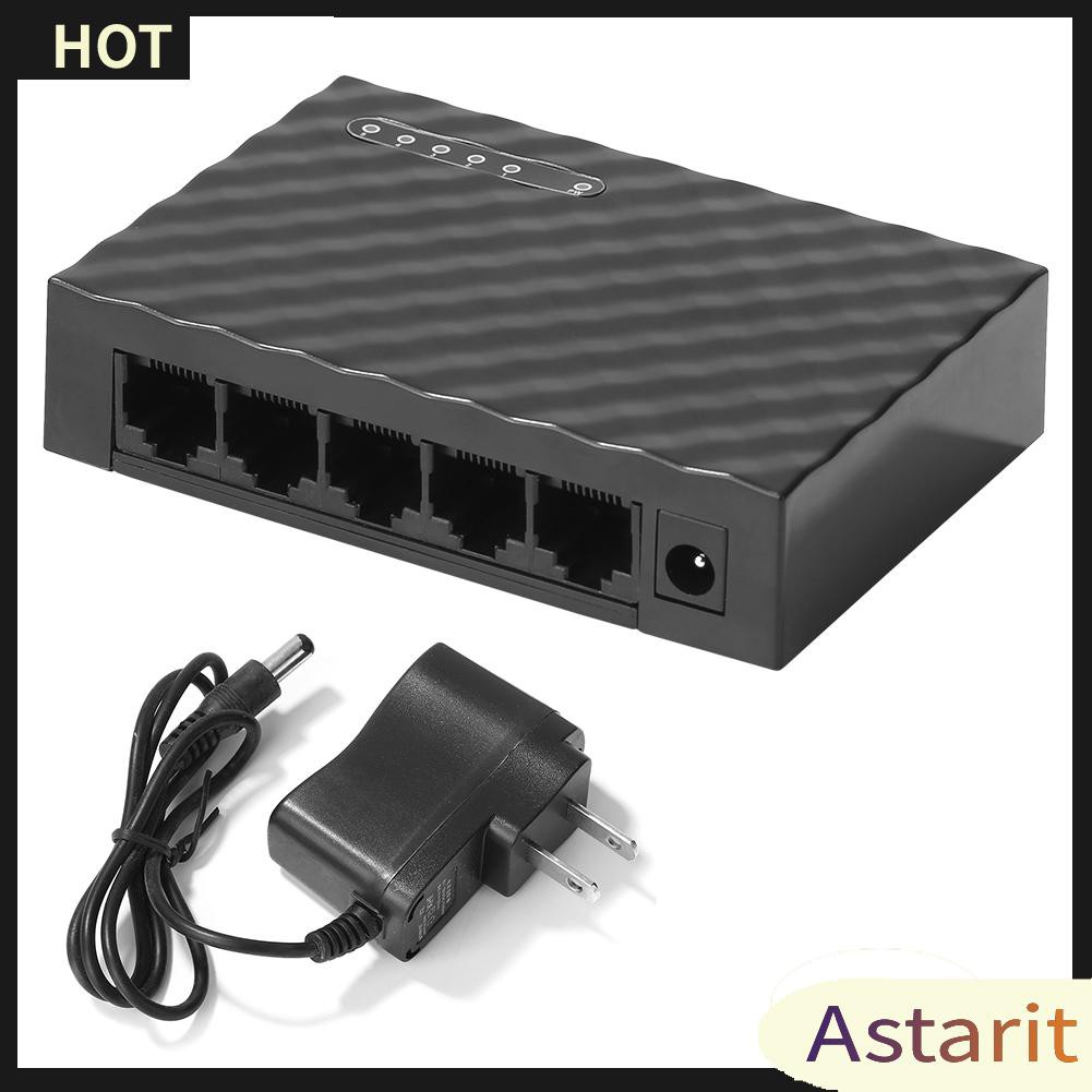 10/100/1000Mbps 5 Port Gigabit Switch RJ45 Desktop Ethernet Network HUB