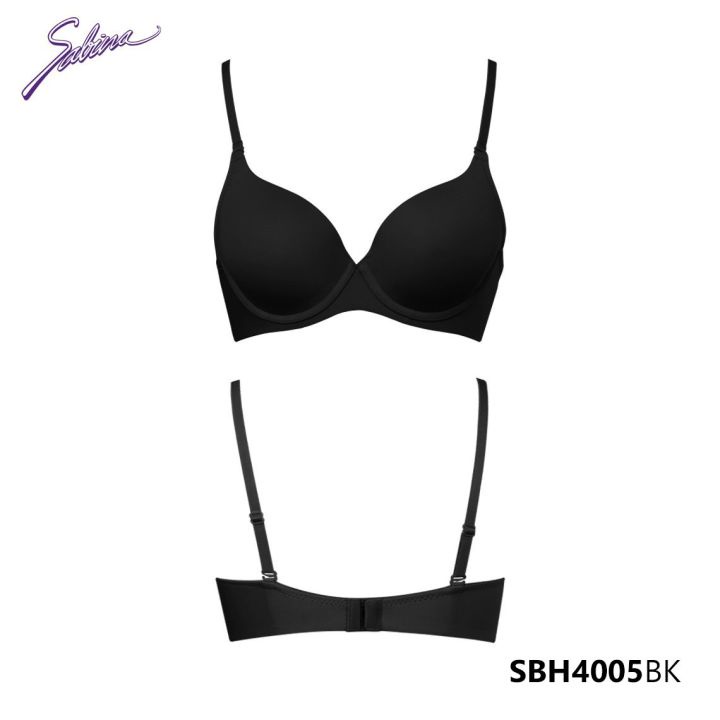 Áo Lót Mút Dày Vừa Nâng Ngực Vừa Màu Trơn Basic Soft Doomm By Sabina SBH4005
