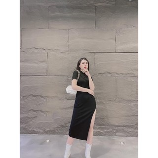 Đầm Body Xẻ Tà Cao