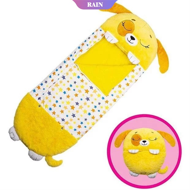 1 Gối Ngủ Mềm Mại Giữ Ấm Họa Tiết Hoạt Hình Dễ Thương Cho Bé