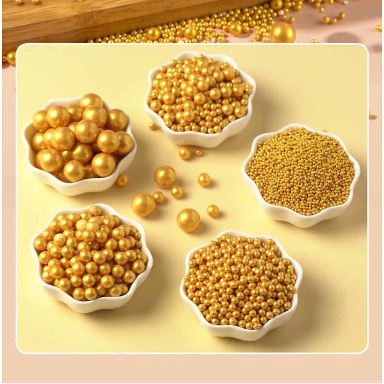 Kẹo bi bông đường các màu trang trí bánh kem 50g