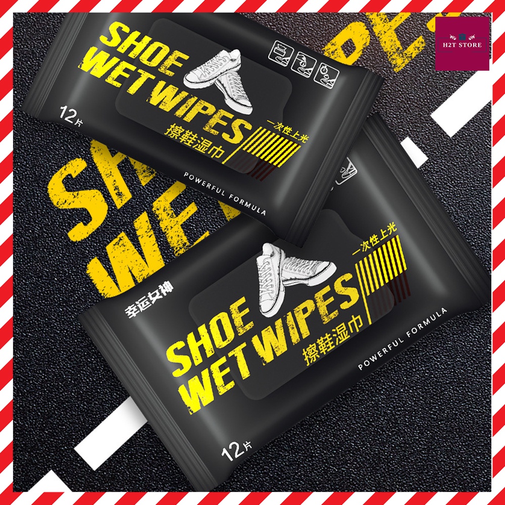Giấy lau giày siêu sạch , khăn lau giày Sneaker đóng gói tiện dụng không hóa chất làm hại vải