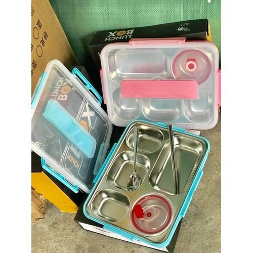 KHAY CƠM INOX 5 NGĂN | BigBuy360 - bigbuy360.vn