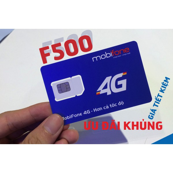 sim 4G mobifone ( vào mạng tẹt ga không lo nạp tiền)