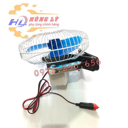 quạt kẹp đơn ô tô 12v