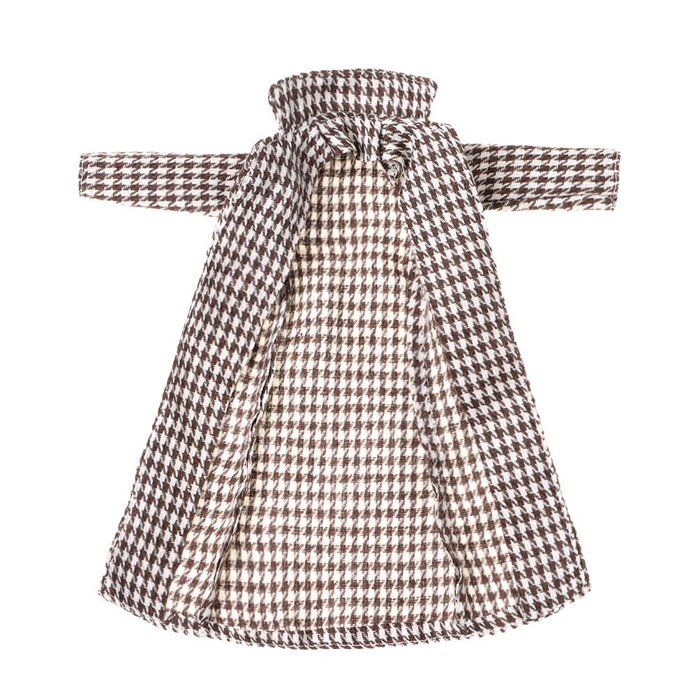 Áo khoác mùa đông mini màu nâu đen tỉ lệ 1/6 cho búp bê