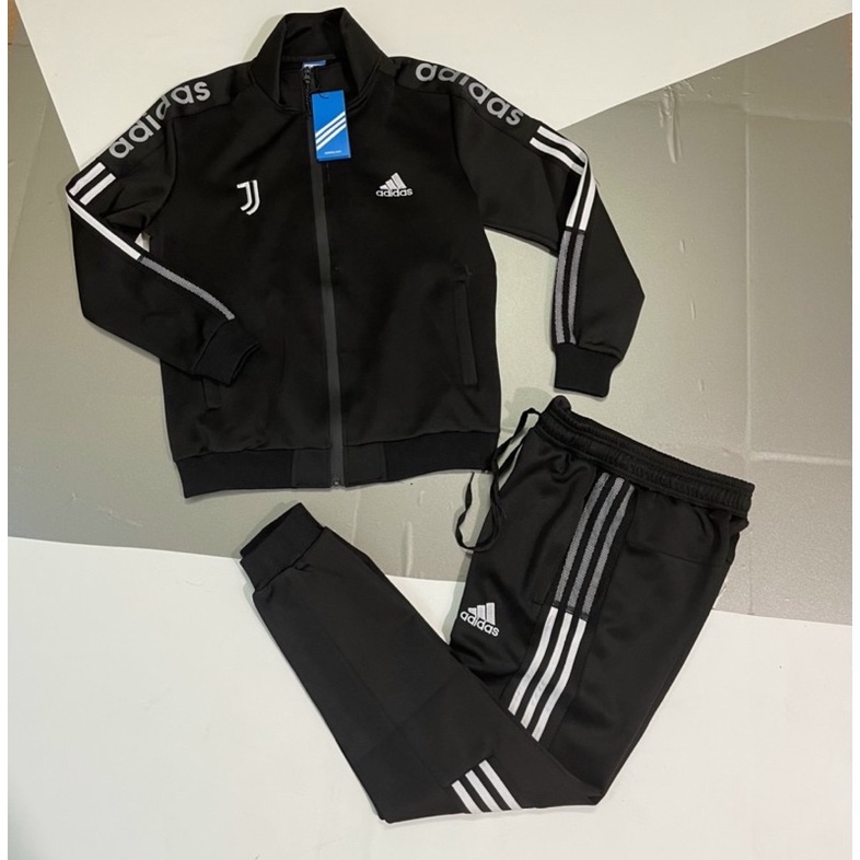 Bộ thể thao có cổ juventus dáng body, Đồ bộ chất umi có hoạ tiết khoá kéo phong cách thể thao btshop từ 50 đến 75 kg.