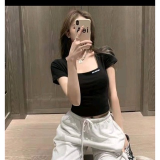 Áo Thun Body Cổ Vuông Croptop chất đẹp co giãn 4 chiều