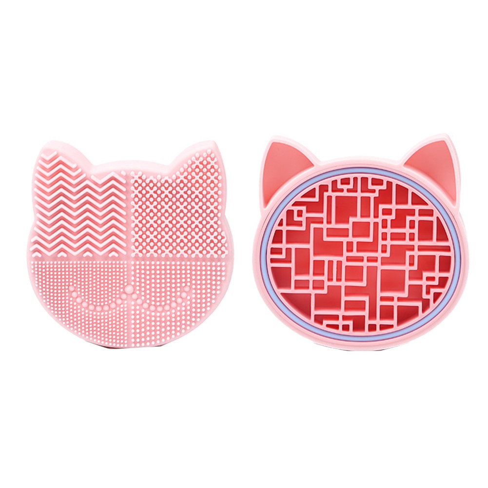 Bộ Dụng Cụ Vệ Sinh Cọ Trang Điểm 3 Trong 1 Bằng Silicon Thời Trang Làm Sạch Lớp Trang Điểm All-in-One YR