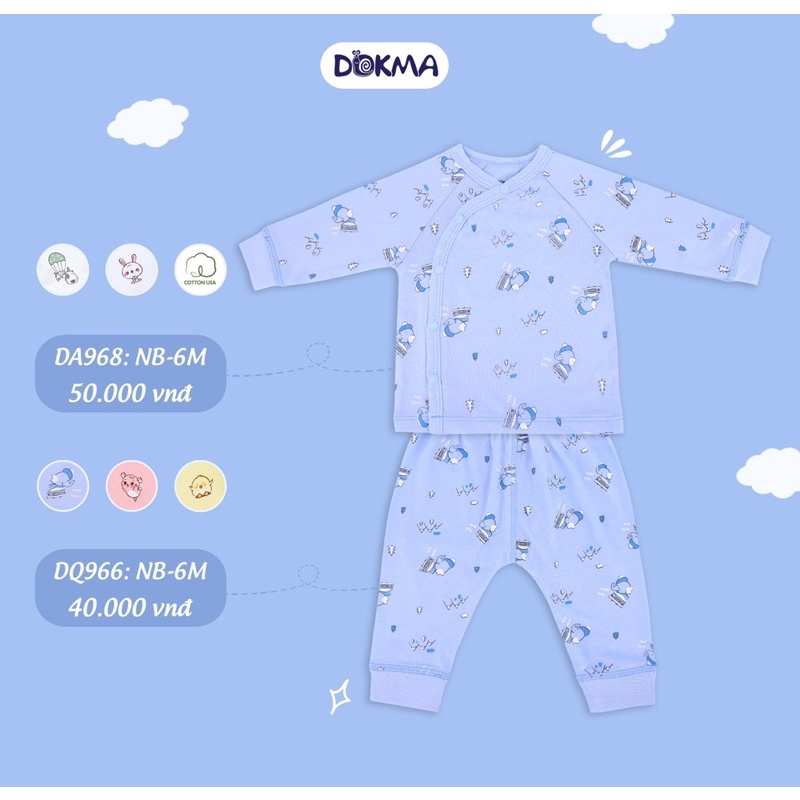 Bộ sơ sinh Dokma cho bé