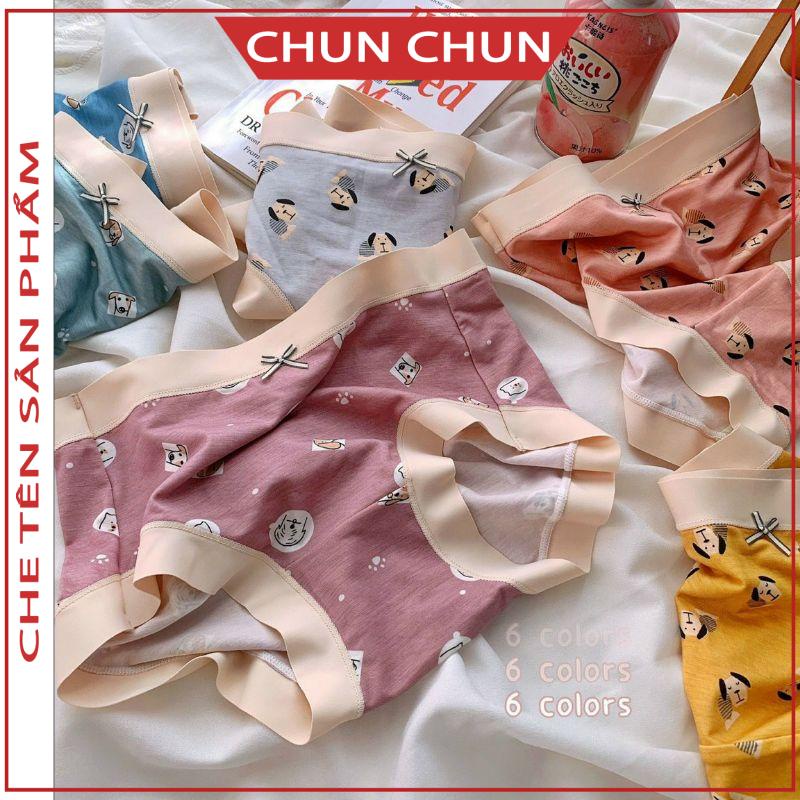 Quần lót nữ chất su hàng cao cấp nâng mông Chunchun, quần chíp nữ kháng khuẩn ôm bụng 368.