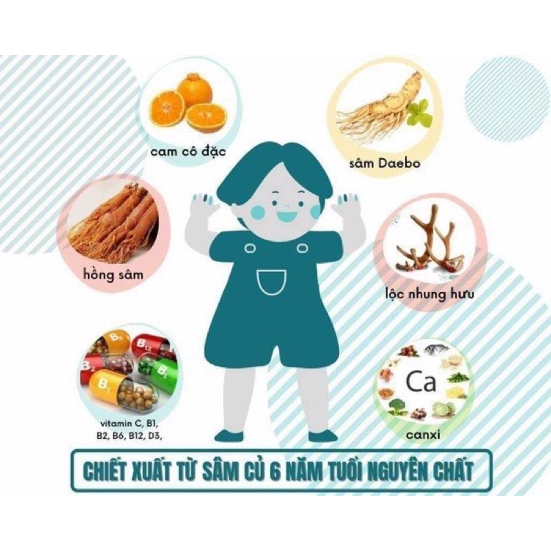 5TÚI HỒNG SÂM CHUNHO , BỔ SUNG VITAMIN CHO BÉ , TĂNG SỨC ĐỀ KHÁN CHO TRẺ 💕