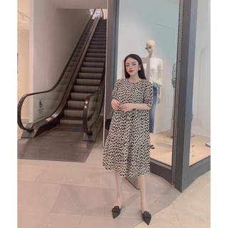 Váy chấm beo big size ( ảnh thật + video)