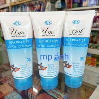 Sữa rửa mặt umi collagen yến đỏ 60gr