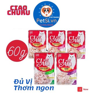 [SỉLH] Pate CIAO Cho Mèo - CIAO 60G - Súp Thưởng Cho Mèo SX Trung Quốc