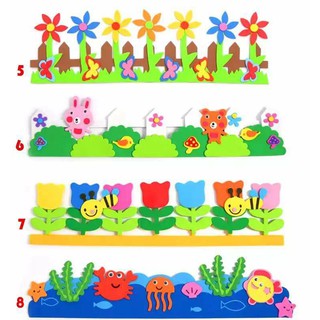 hàng rào xốp chân tường