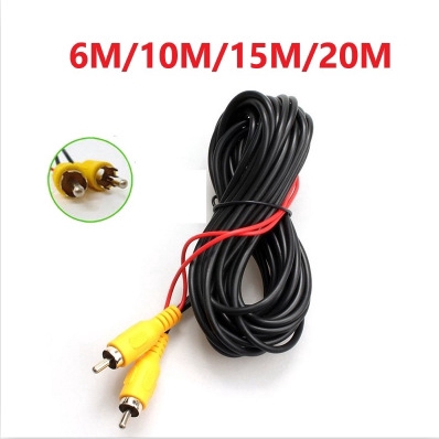 Dây Cáp Video Rca Av 6m 10m 15m 20m Cho Camera Lùi Xe Hơi