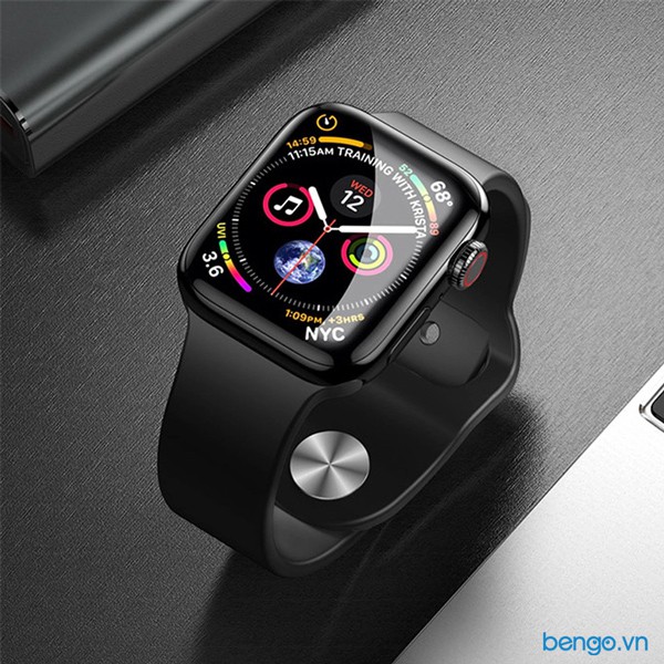 Dán Cường Lực Apple Watch Zeelot Nanometer Clear Full Keo/Full Keo Chống Vân Tay