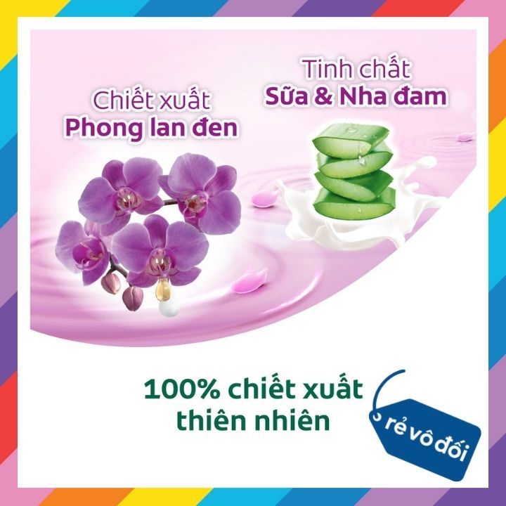 Sữa tắm Palmolive mịn màng quyến rũ 100% chiết xuất thiên nhiên từ phong lan 1L - Thái Lan