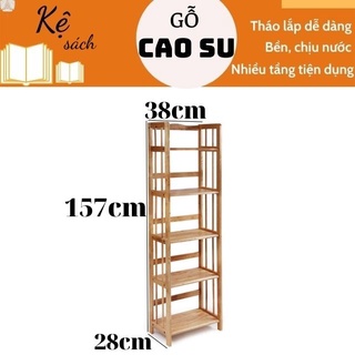Kệ sách 5 tầng rộng 38cm bằng gỗ