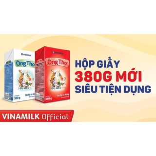 3 hộp sữa đặc ông thọ đỏ giấy 380g