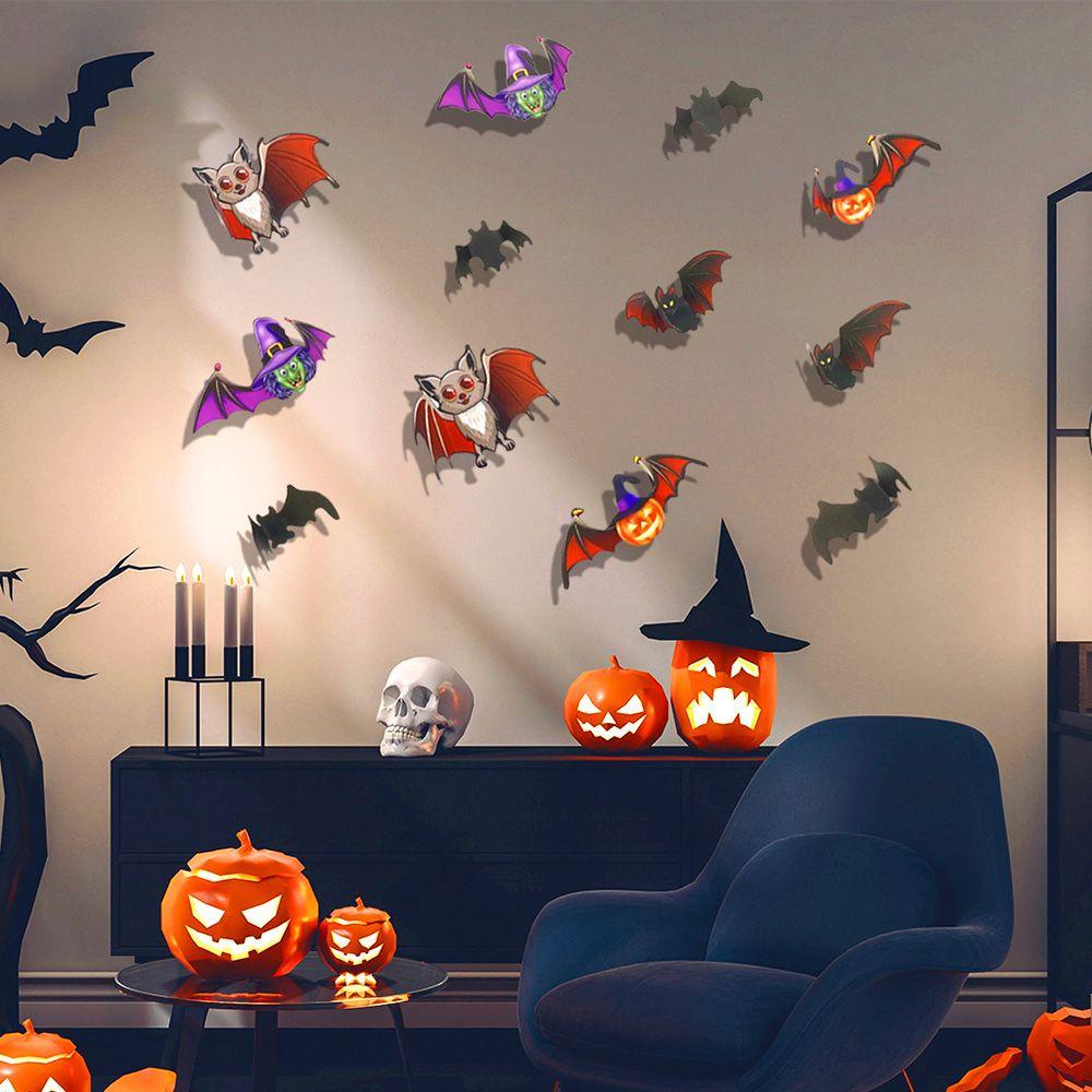 Bộ 12 Sticker Hoạt Hình Trang Trí Halloween