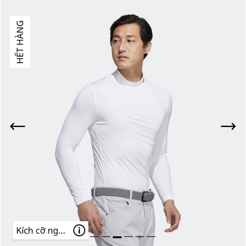 ÁO ADIDAS GOLF LÓT TRONG ÁO ADIDAS GOLF DÀI TAY CAO CỔ